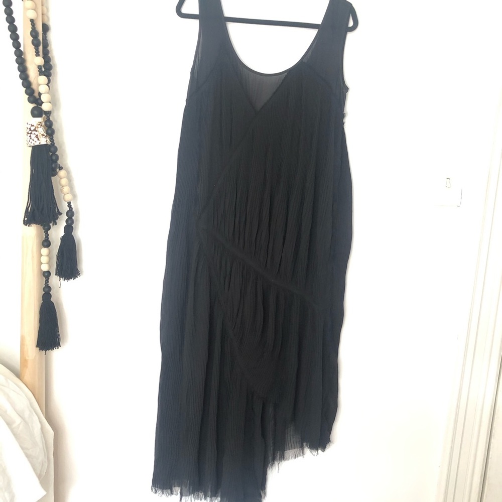 Acne plissé asymmetrical trendy dress